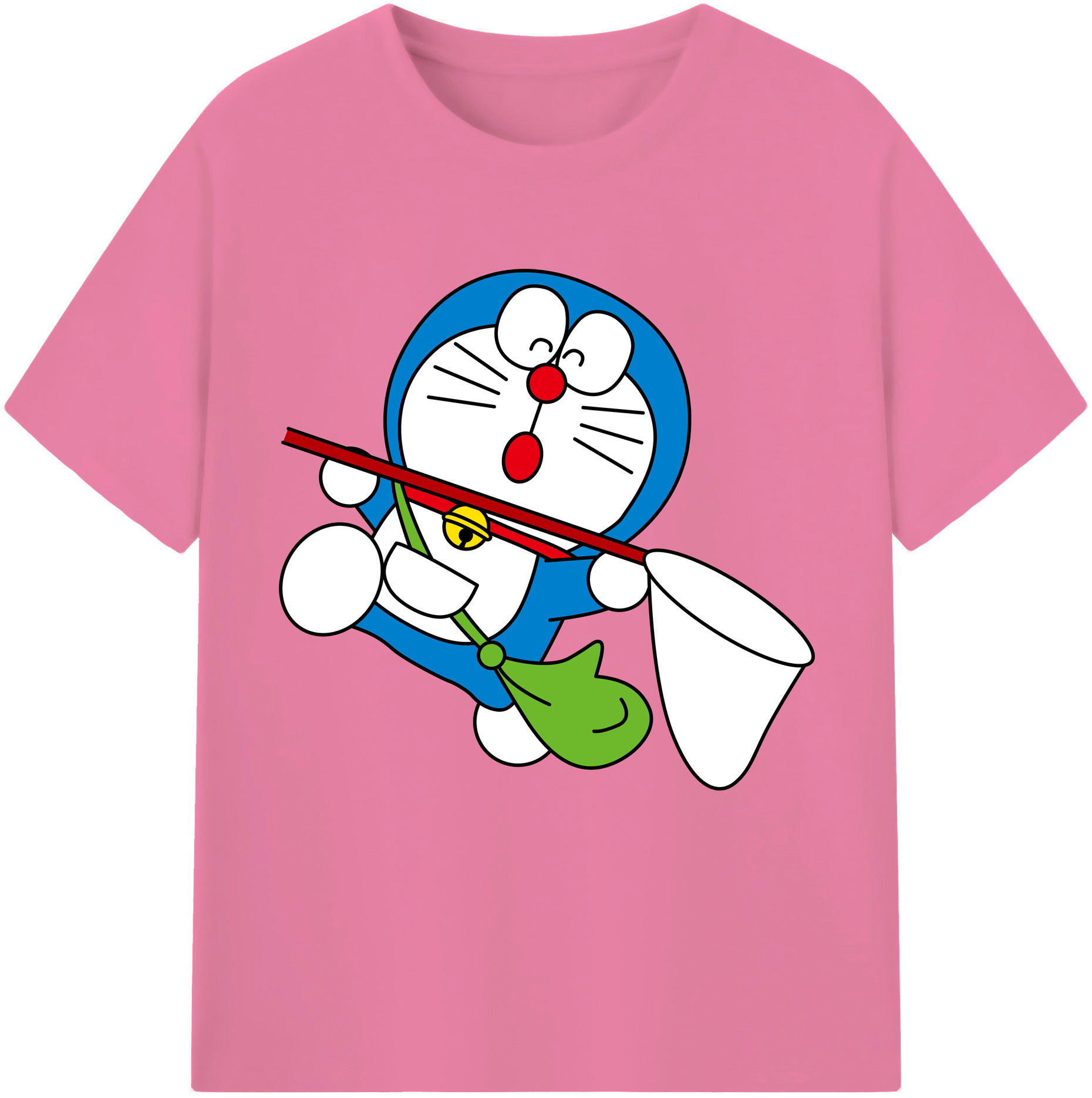 （画像用） ドラえもん Doraemon 綿100％半袖Tシャツ（フロントプリント）